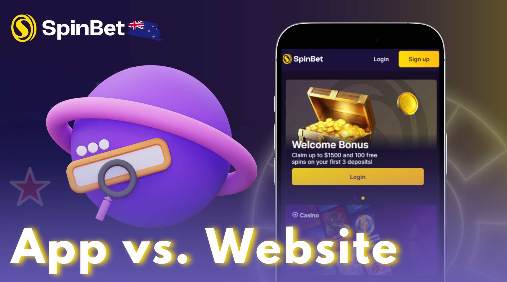 Advantages of the Spinbet mobile website